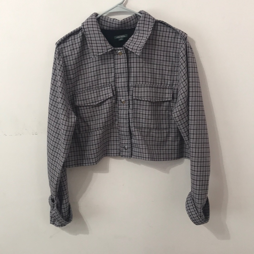 Wild Fable Cropped Purple Jacket
